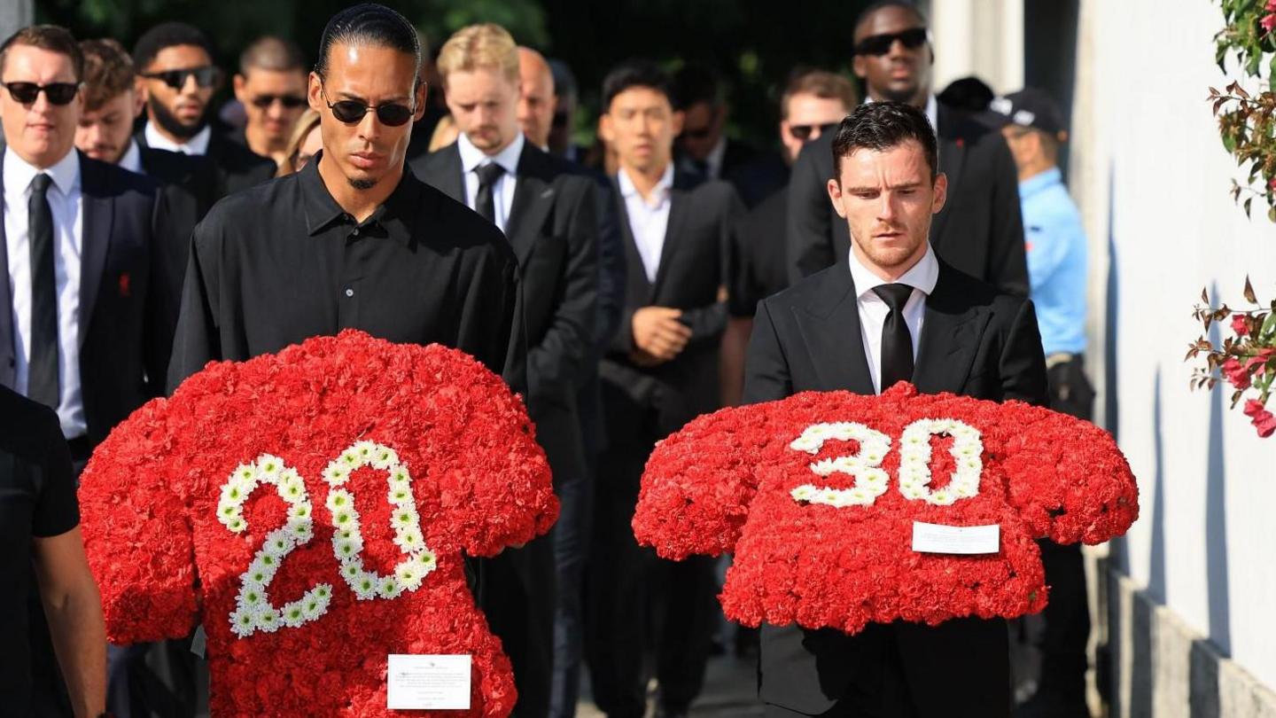 Diogo Jota and André Silva Funeral Held in Gondomar, Portugal