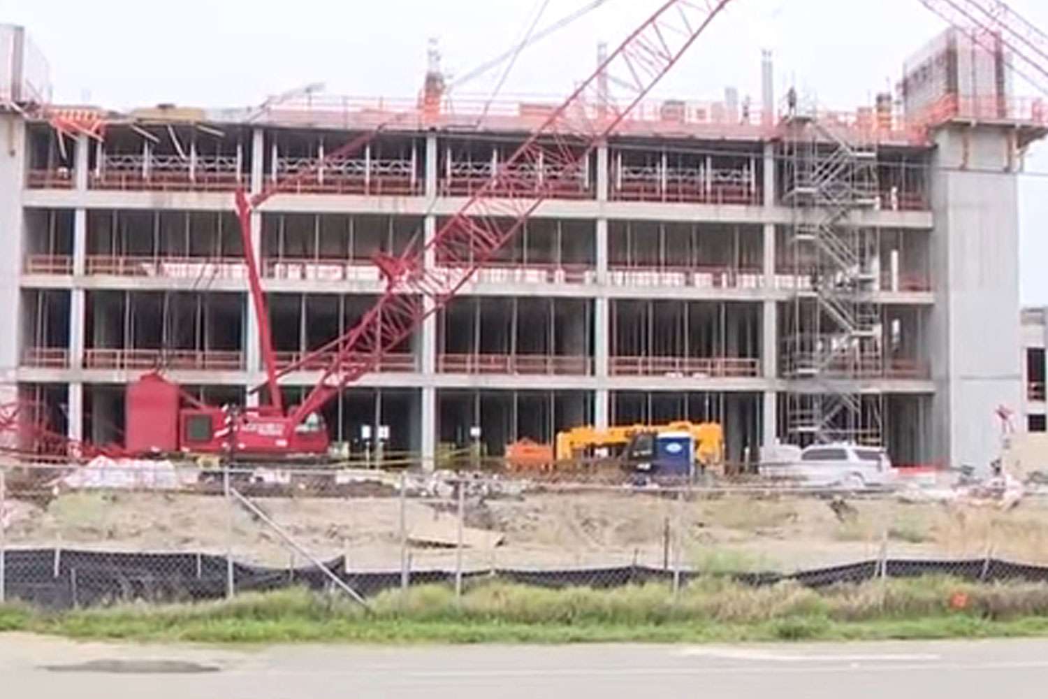 Crane Collapse at Florida Hospital Construction Site Kills Two Amid High Winds