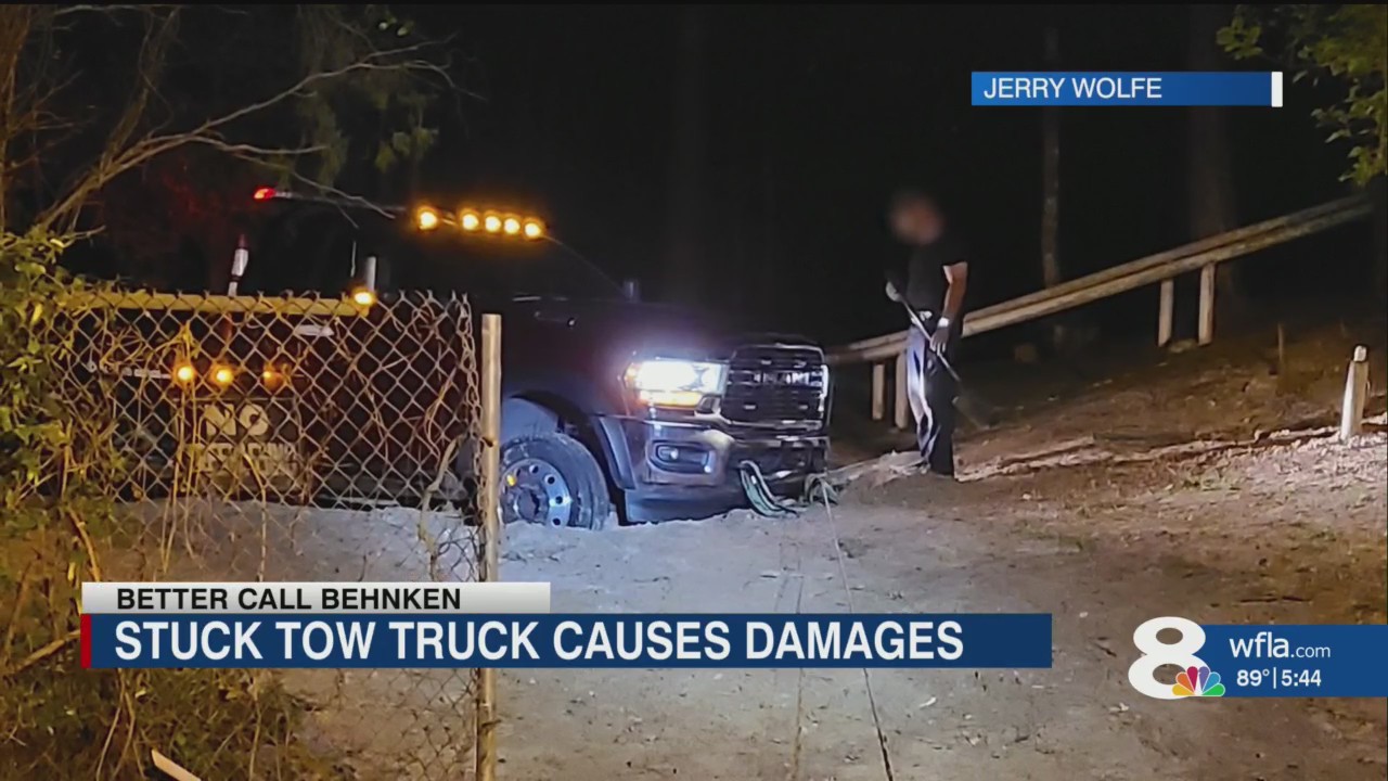 Tow Truck Mishap: Septic System Damaged While Searching for Amazon Truck in Pasco