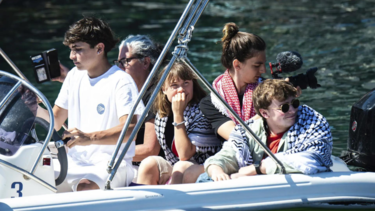 Greta Thunberg's Gaza-Bound Ship Rescues Migrants in Mediterranean Sea