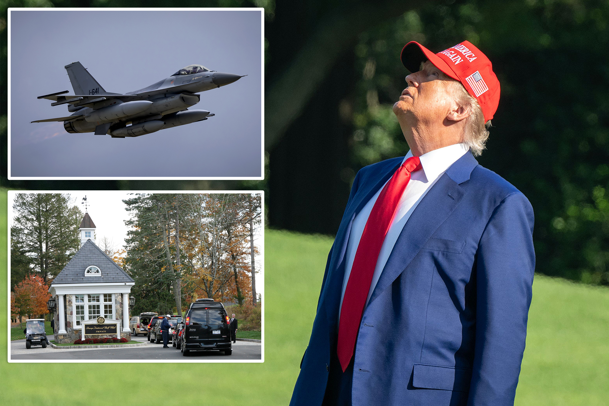 F-16 Intercepts Plane Near Trump's Bedminster Golf Course: Airspace Violation