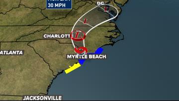 Tropical Storm Chantal Landfall in South Carolina: Impacts and Forecast