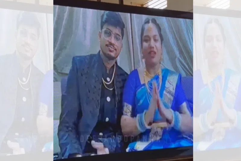 IndiGo Flight Chaos: Indian Couple Zooms Into Their Own Grand Wedding Reception Amid Cancellations