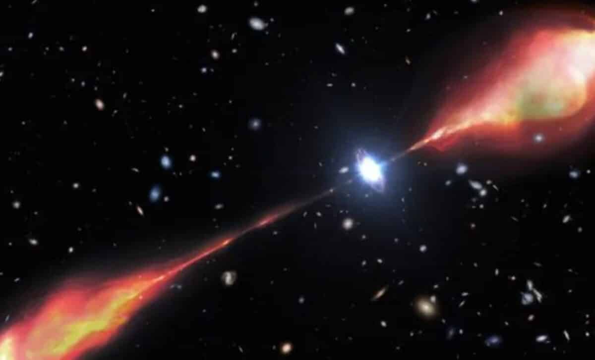 Giant Black Hole Jet Discovered: Three Times the Size of the Milky Way