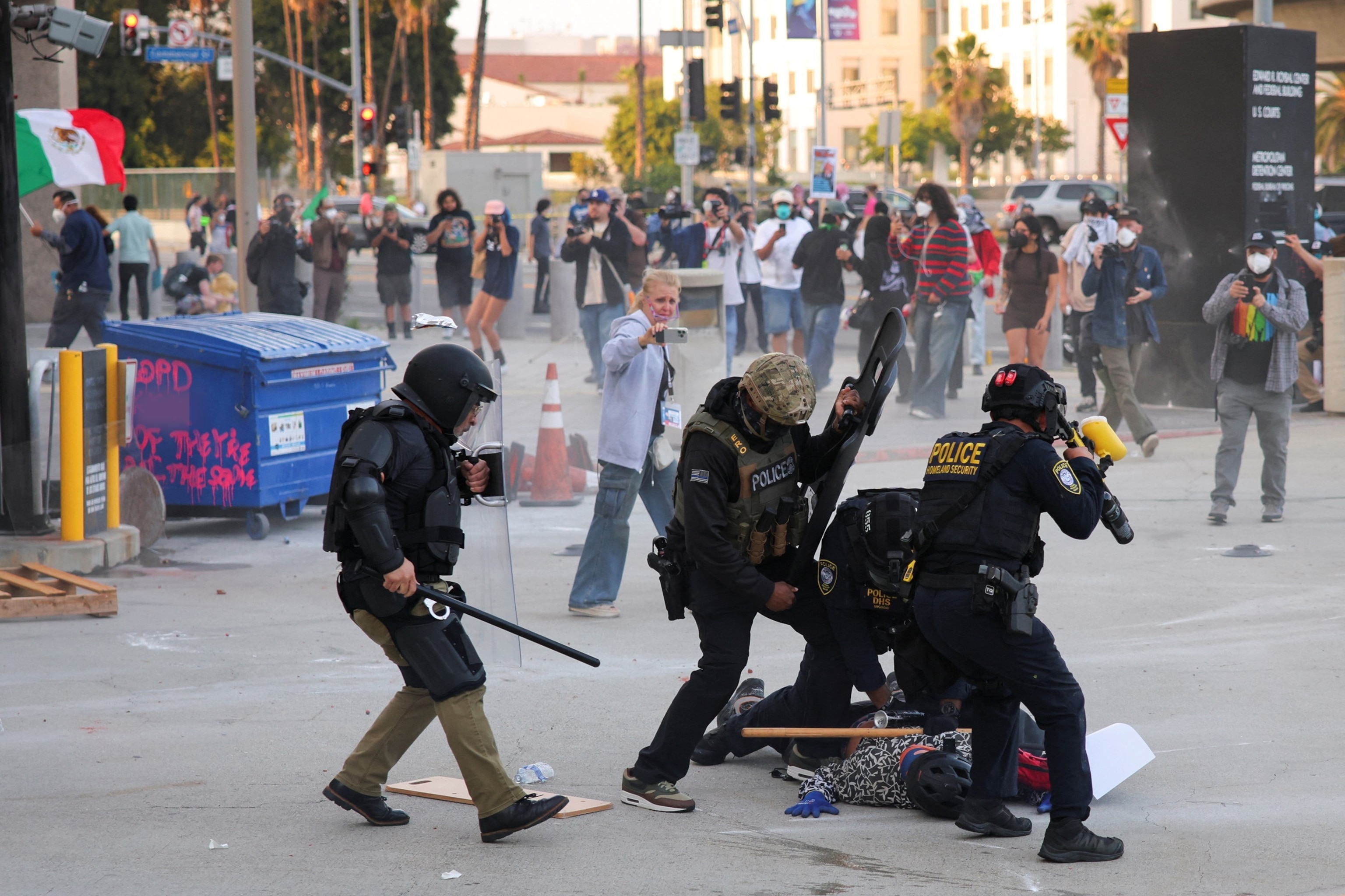 Los Angeles Immigration Raids Spark Protests - June 6, 2025
