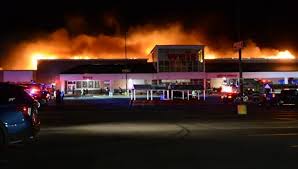 Large Industrial Fire Spreads in Cleveland, Ohio