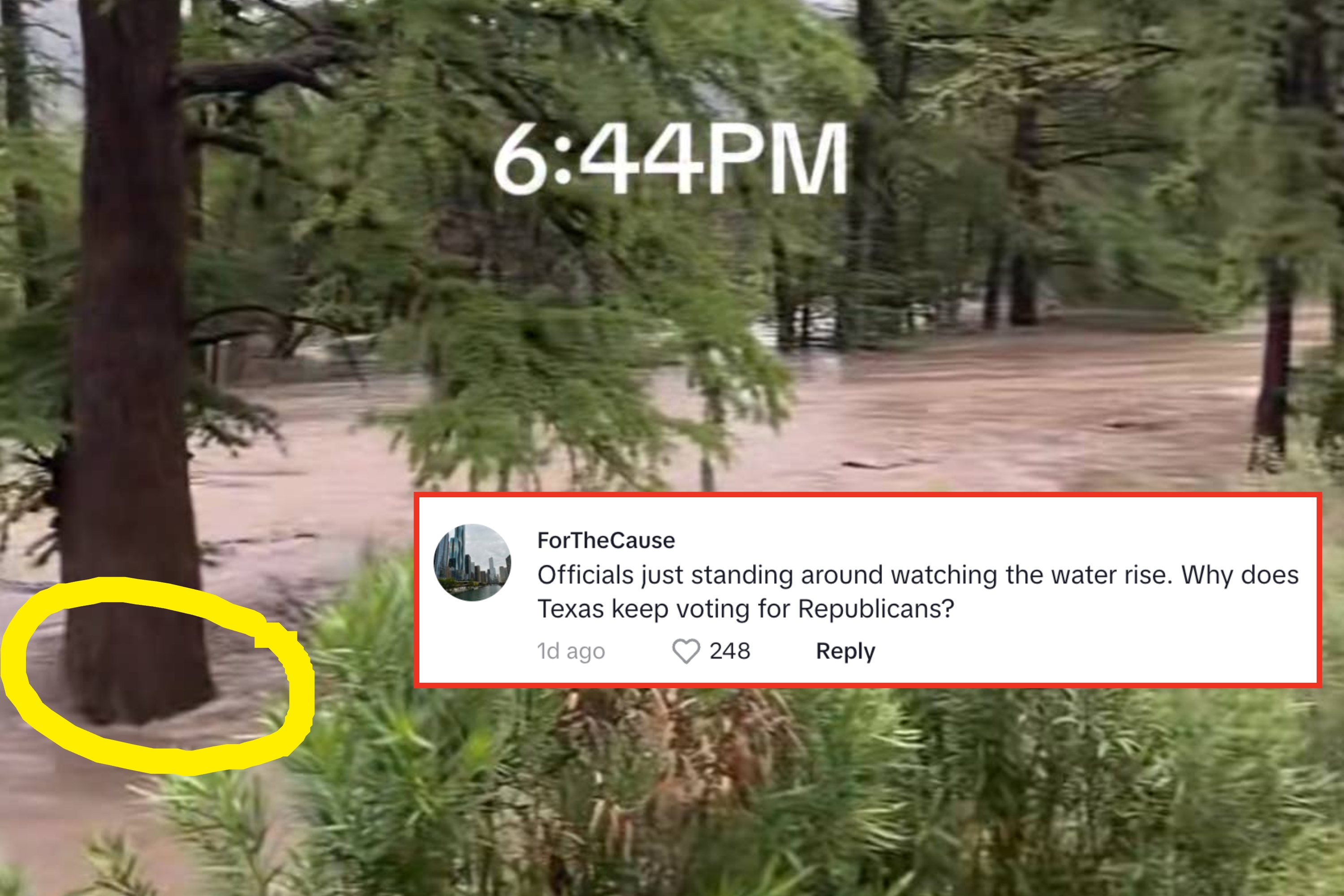 Texas Flooding Viral Clip Sparks Mass Reaction Online