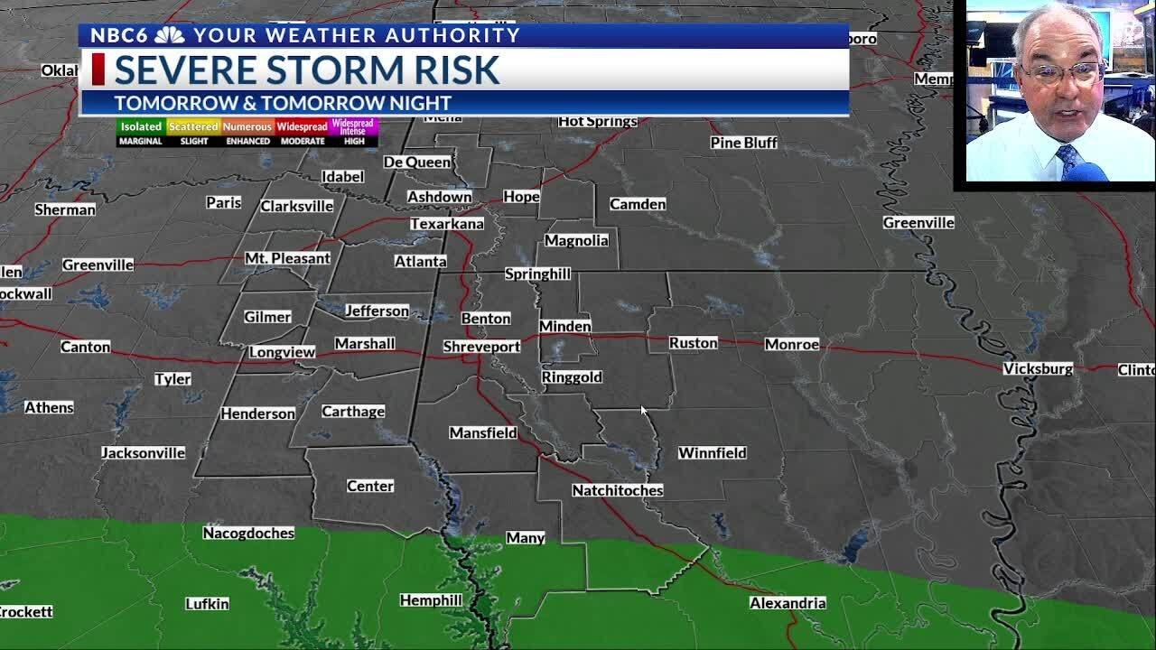 Shreveport Weather Forecast: Storms and Normal Temperatures Expected