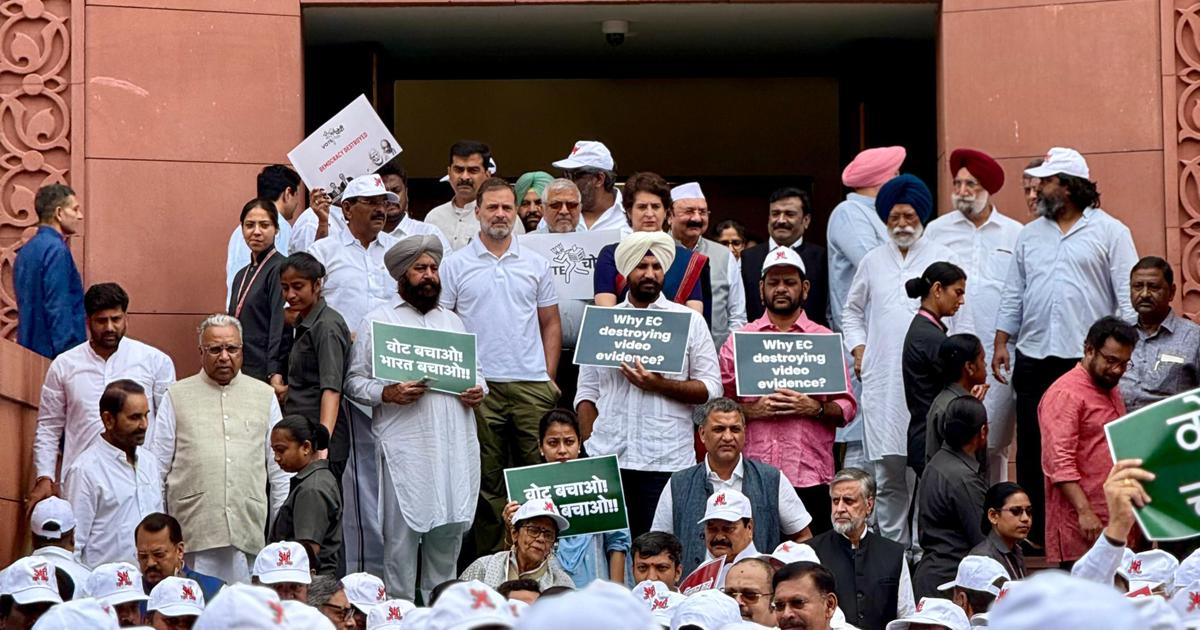 Rahul Gandhi, Opposition Leaders Detained in India Election Protest