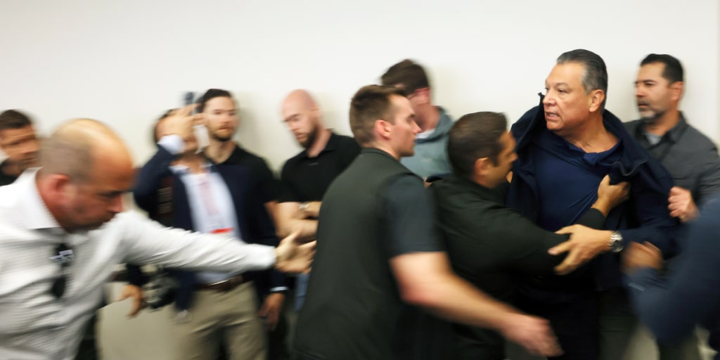 Senator Alex Padilla Removed from DHS Secretary Noem's Press Conference