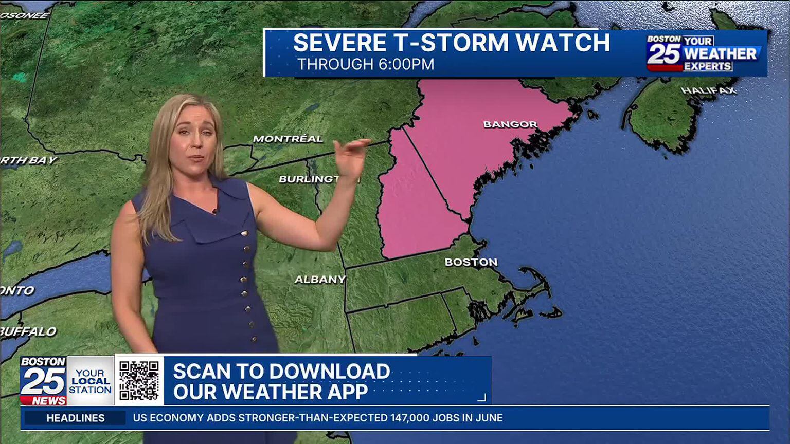 Severe Thunderstorm Warning Issued for Massachusetts Residents