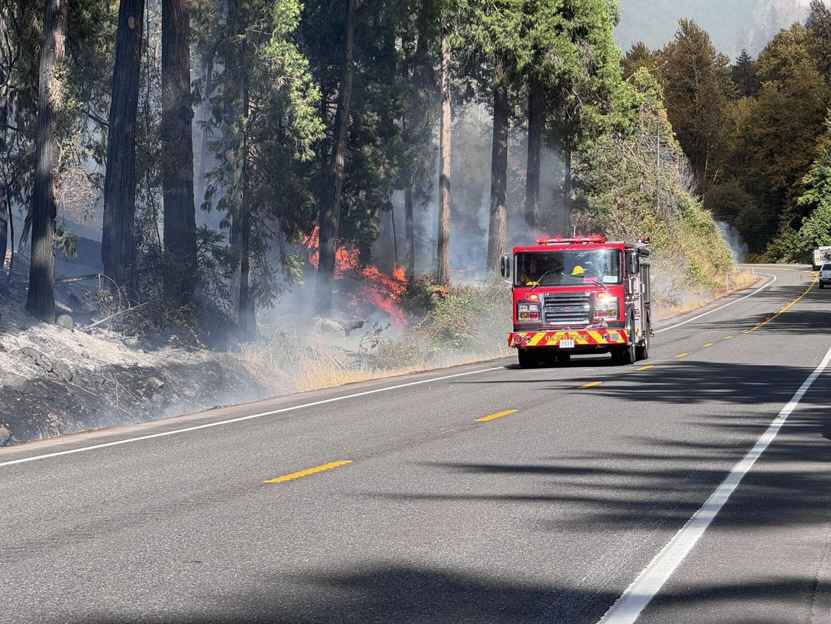 Lane County Aubrey Mountain Fire Downgraded to Level 1, Heat Watch Issued