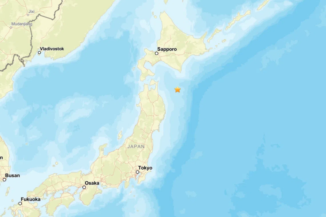 Earthquake with estimated magnitude of 6.5 strikes northern Japan