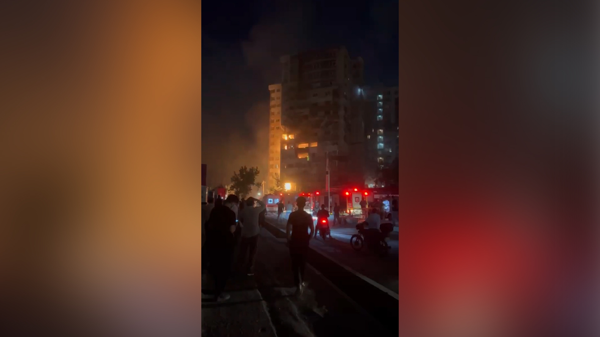 Tehran Building Damaged in Alleged Israeli Strikes, Early Friday Report
