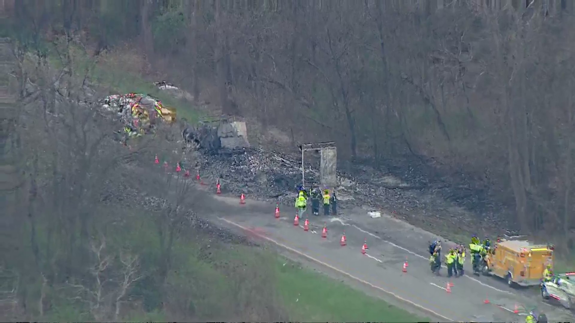 I-65 Southbound Closed After Semi-Truck Crash in Indiana