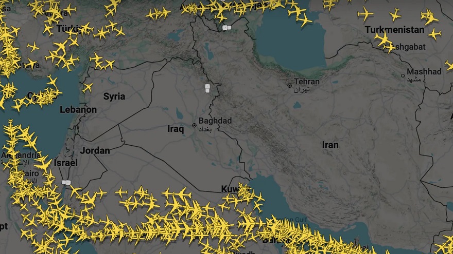 Syria, Jordan, Iraq Airspace Closed After Iranian Missile Strikes