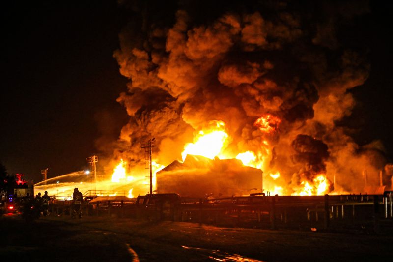 Iran's Shahran Oil Depot Engulfed in Fireball: Photos Reveal Massive Damage
