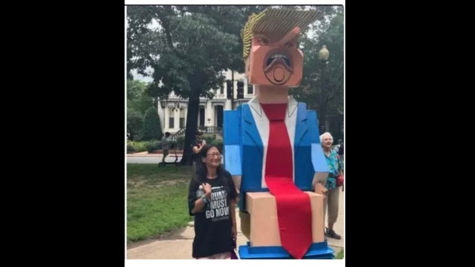 Trump's DC Military Parade Upstaged by Giant Toilet Statue: Netizen Reactions