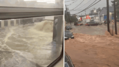 Flash Floods Submerge New York & New Jersey: Subway Lines and Roads Inundated