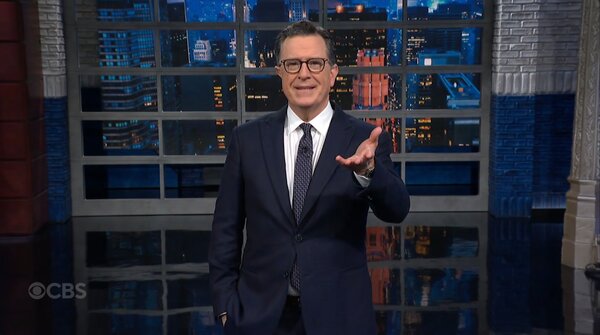 Stephen Colbert Roasts Trump's Birthday Celebrations - New York Times