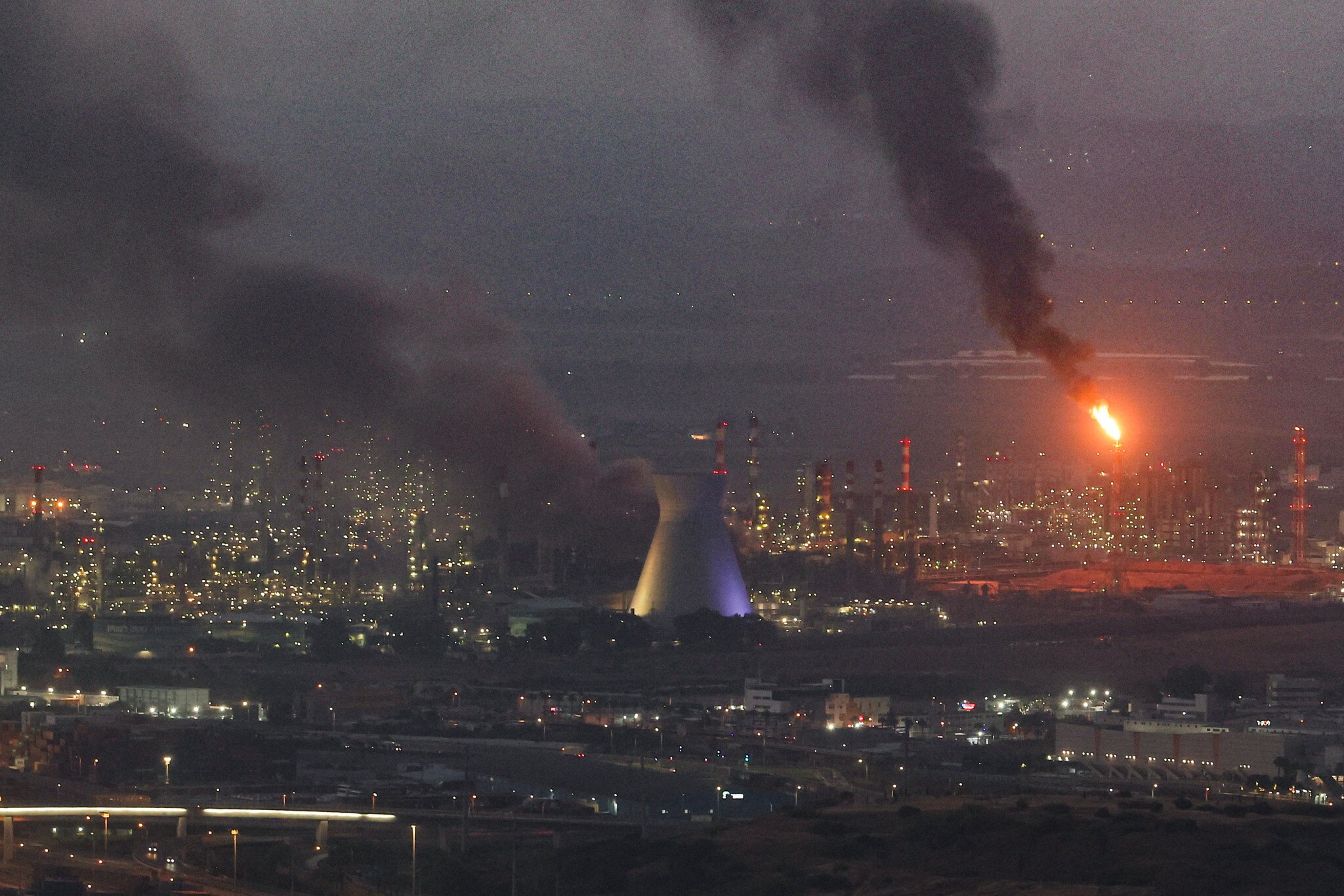 Iranian Missile Strike Kills Three at Haifa Bay Oil Refinery