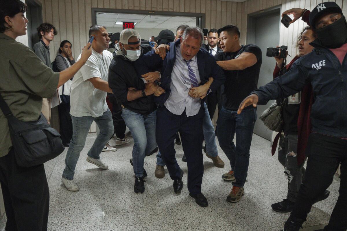 NYC Comptroller Brad Lander Arrested at Immigration Court Protest