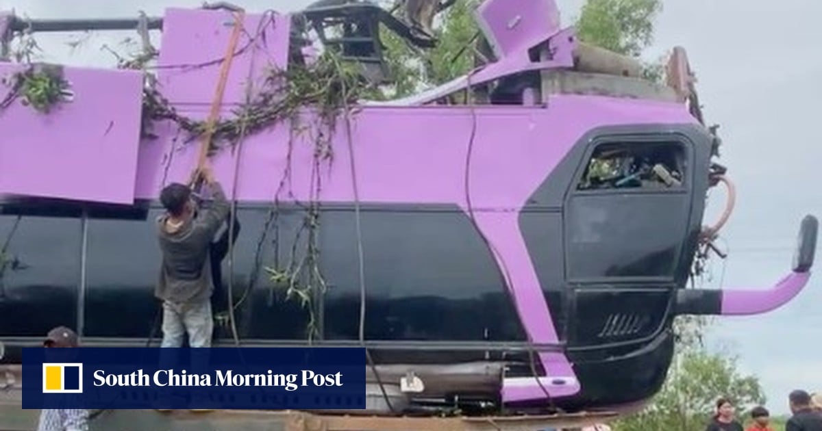 Cambodia Bus Tragedy: 13 Dead in Predawn Crash Near Angkor Wat Route to Phnom Penh; Driver Drowsiness Suspected
