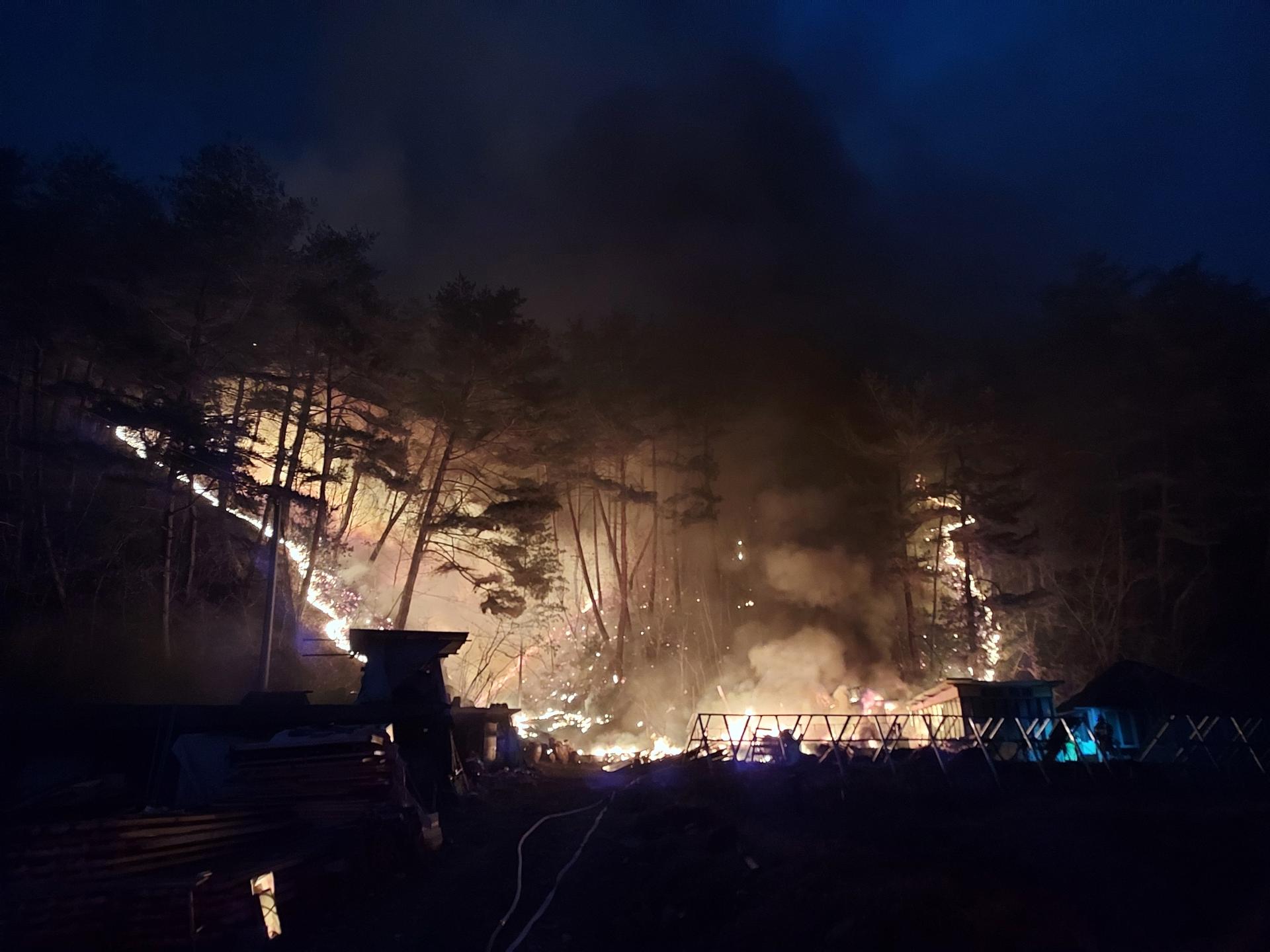 South Korean PM Orders Urgent Evacuations & Wildfire Containment in Inje, Gangwon Province