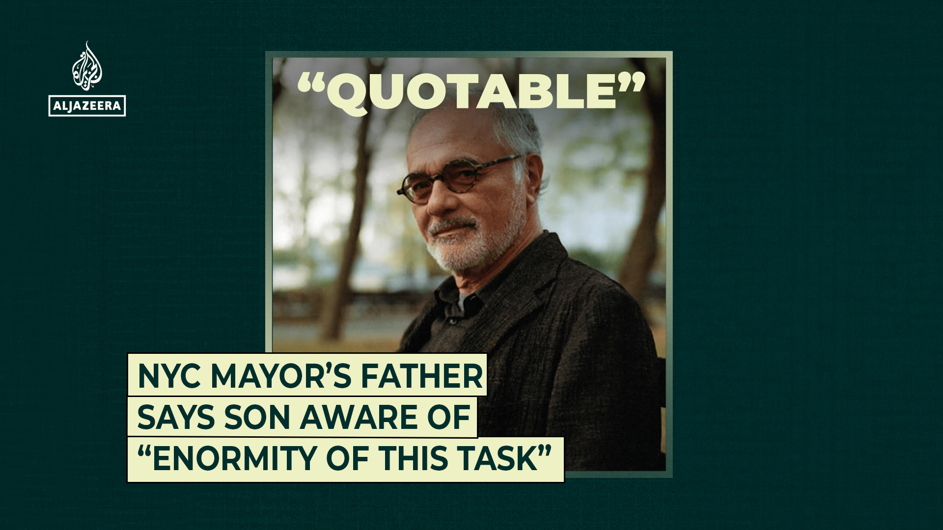 NYC Mayor's Father: Son Grasps 'Enormity of Task'; COP30 Aims for Climate Implementation