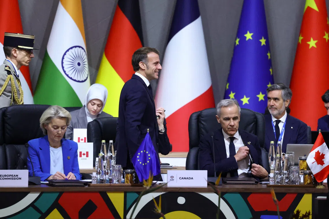 Carney & Macron Discuss Ukraine, Gaza, G7 at G20 Summit: Canada-France Ties Strengthen