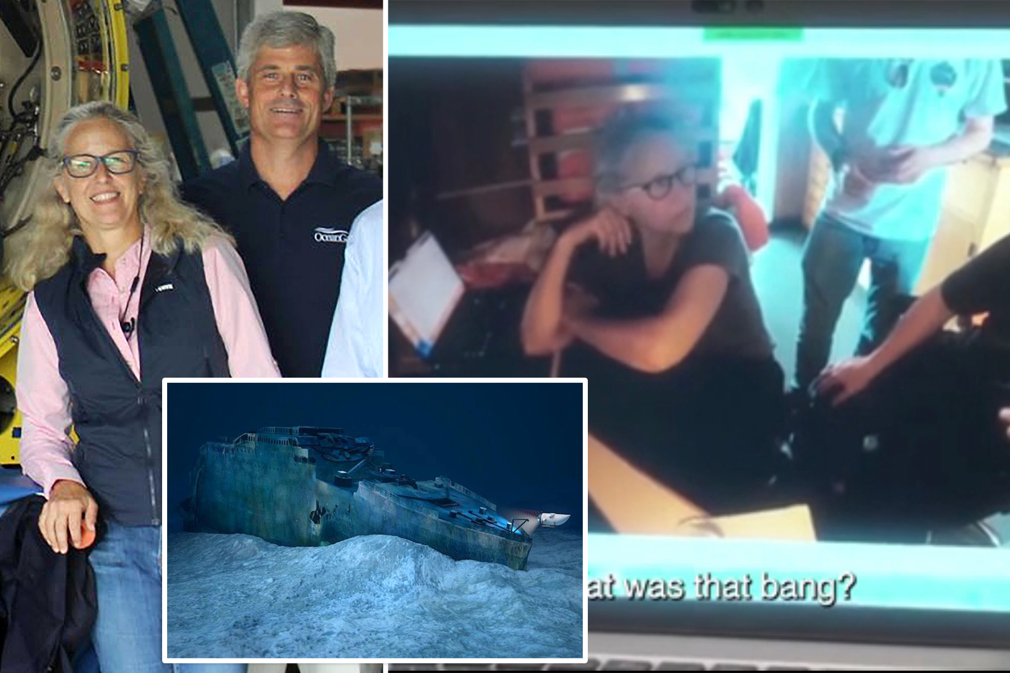 OceanGate CEO's Wife Recalls Hearing 'Bang' Before Titan Submersible Implosion