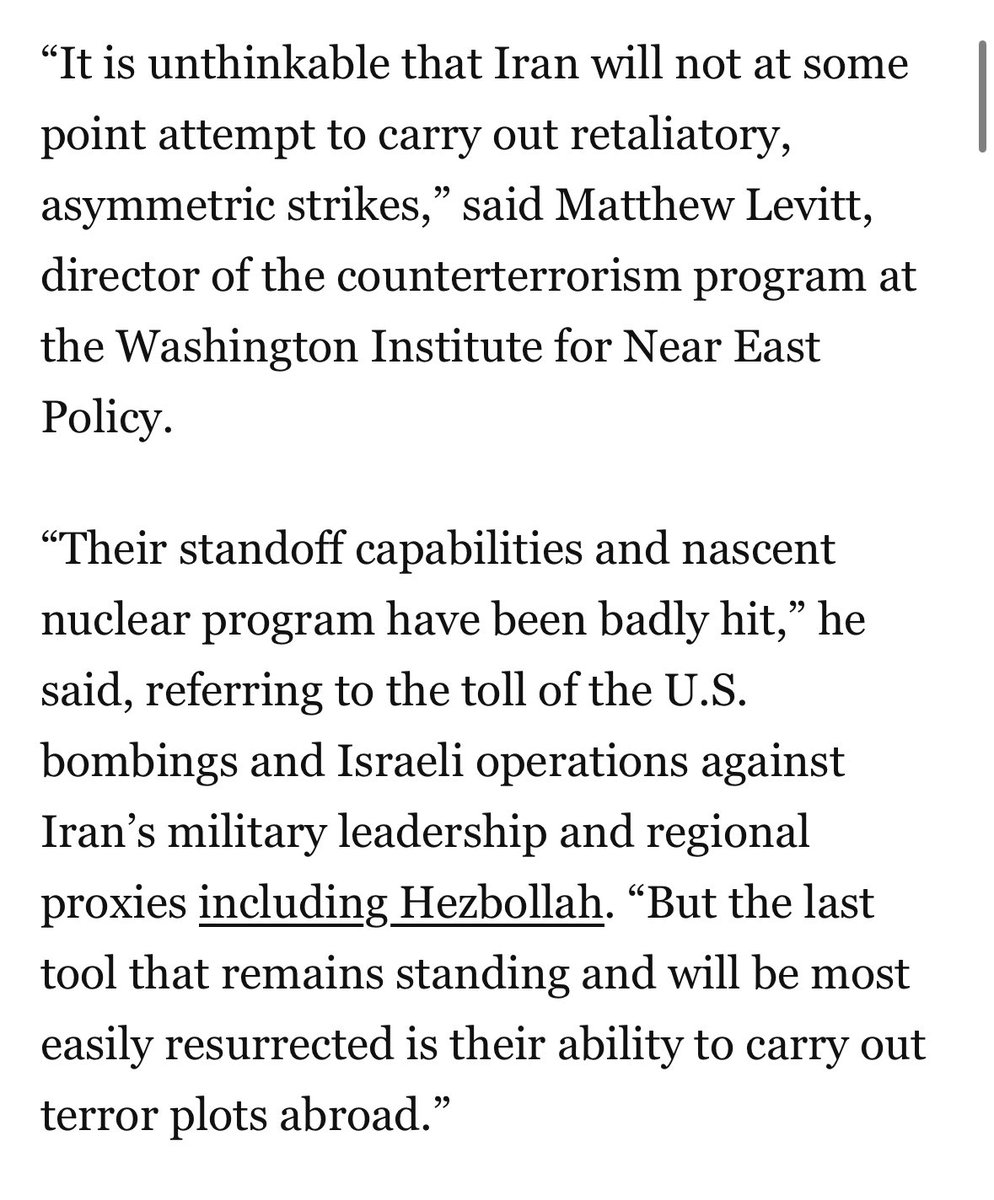 Weakened Iran's Potential Shift to Assassination and Terrorism