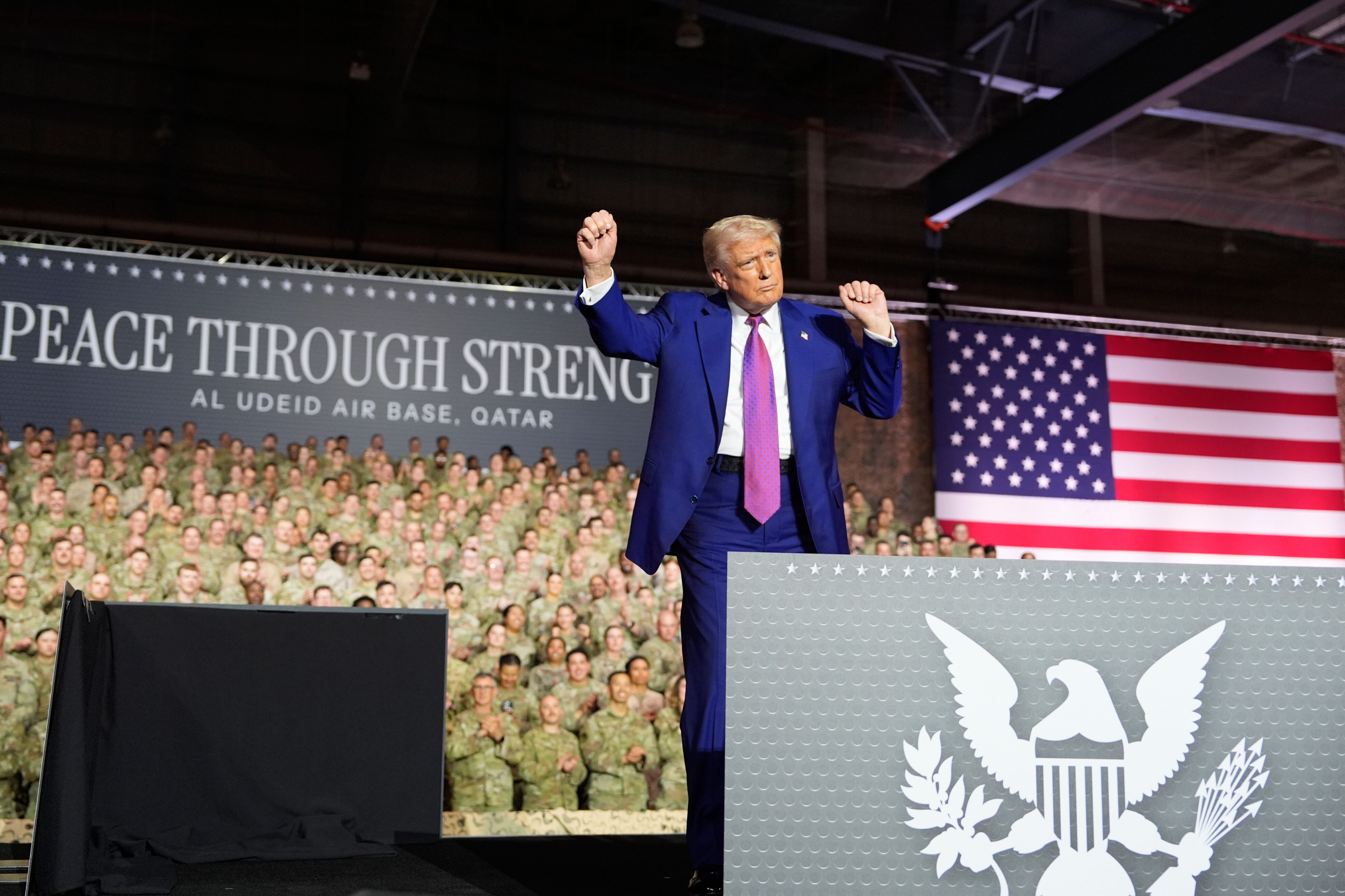 Trump on Iran Missile Attack on US Base in Qatar