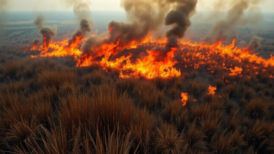 Las Vegas Wetlands Park Wildfire: Over 100 Acres Burned, Containment Underway