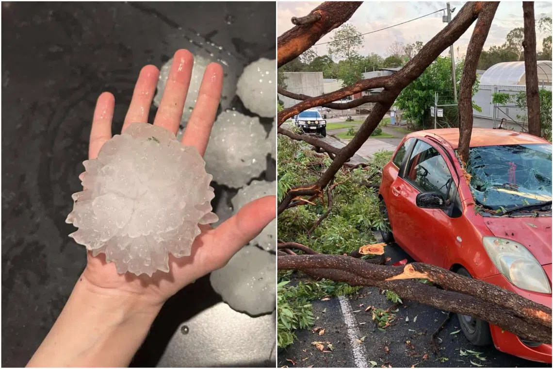Australia's East Coast Battered: Giant 14cm Hail, Power Outages Hit Queensland Amid Fierce Spring Storms & Heatwave
