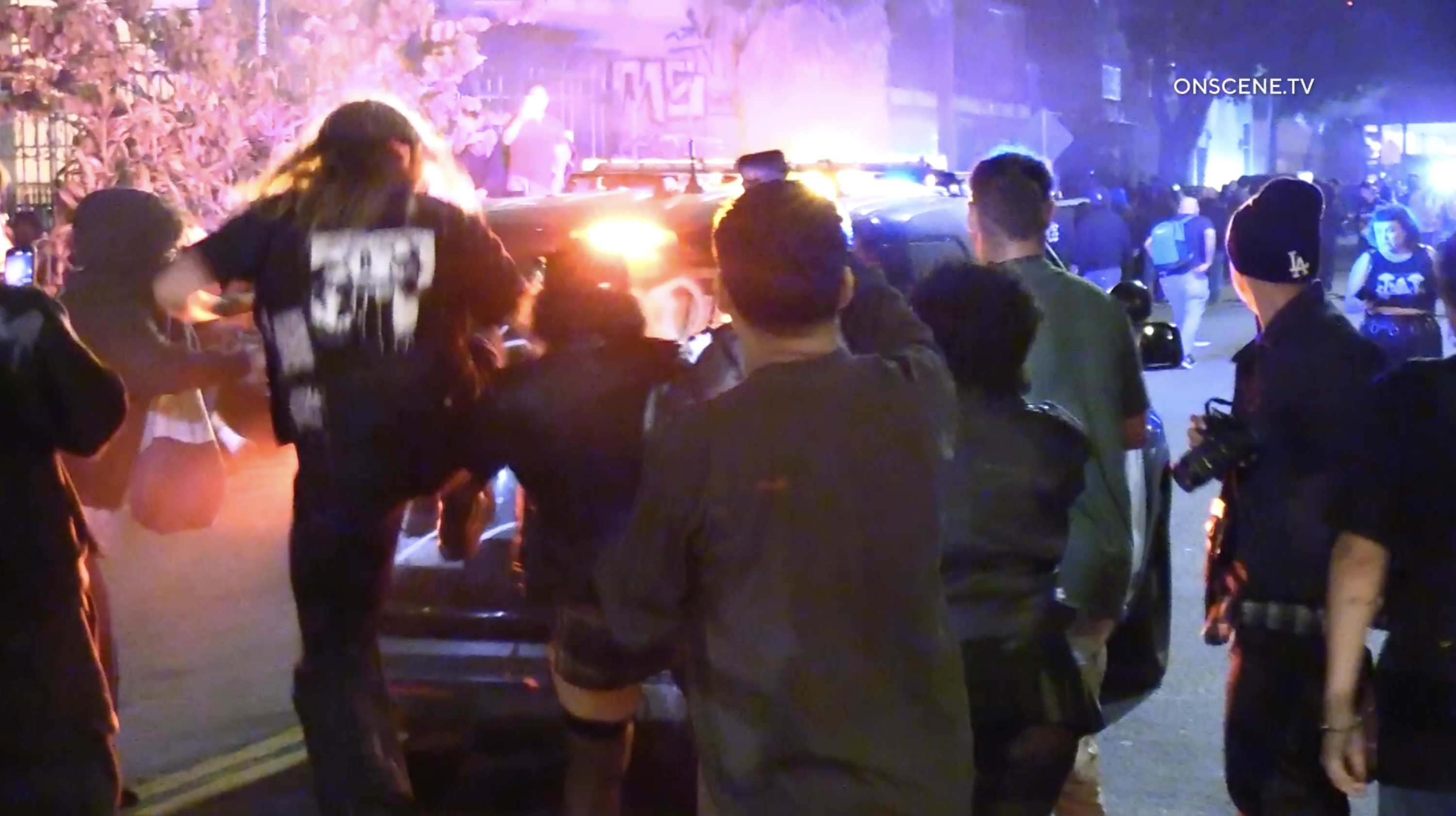 Mob Vandalizes Downtown Los Angeles: Train, Police Car, Businesses Targeted