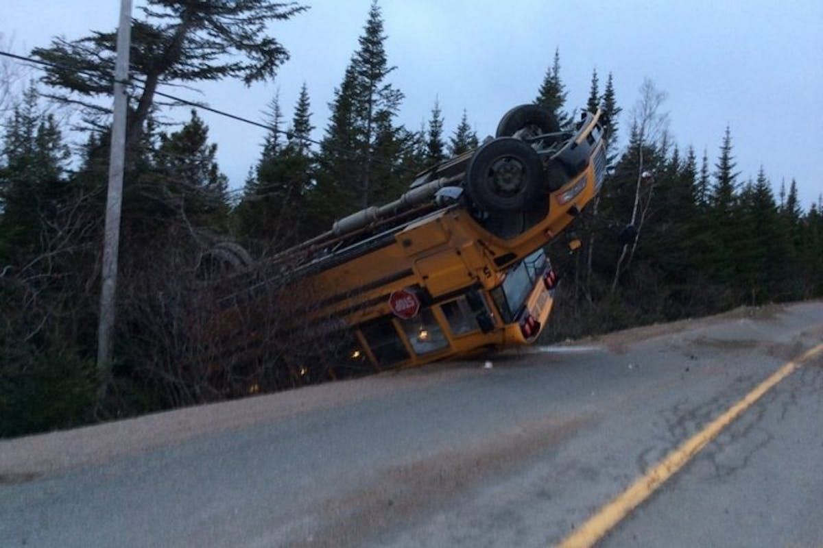 Clarenville, Newfoundland: School Bus Involved in 3-Vehicle Crash, RCMP Investigates