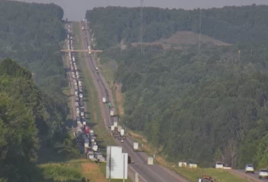 I-44 Semi-Truck Crash Causes Traffic Delays