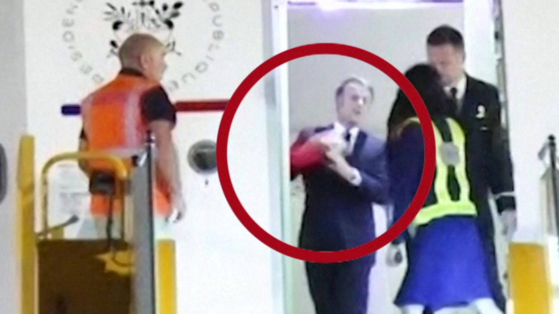 Macron Addresses Video Showing Wife's Gesture: 'Just Joking'