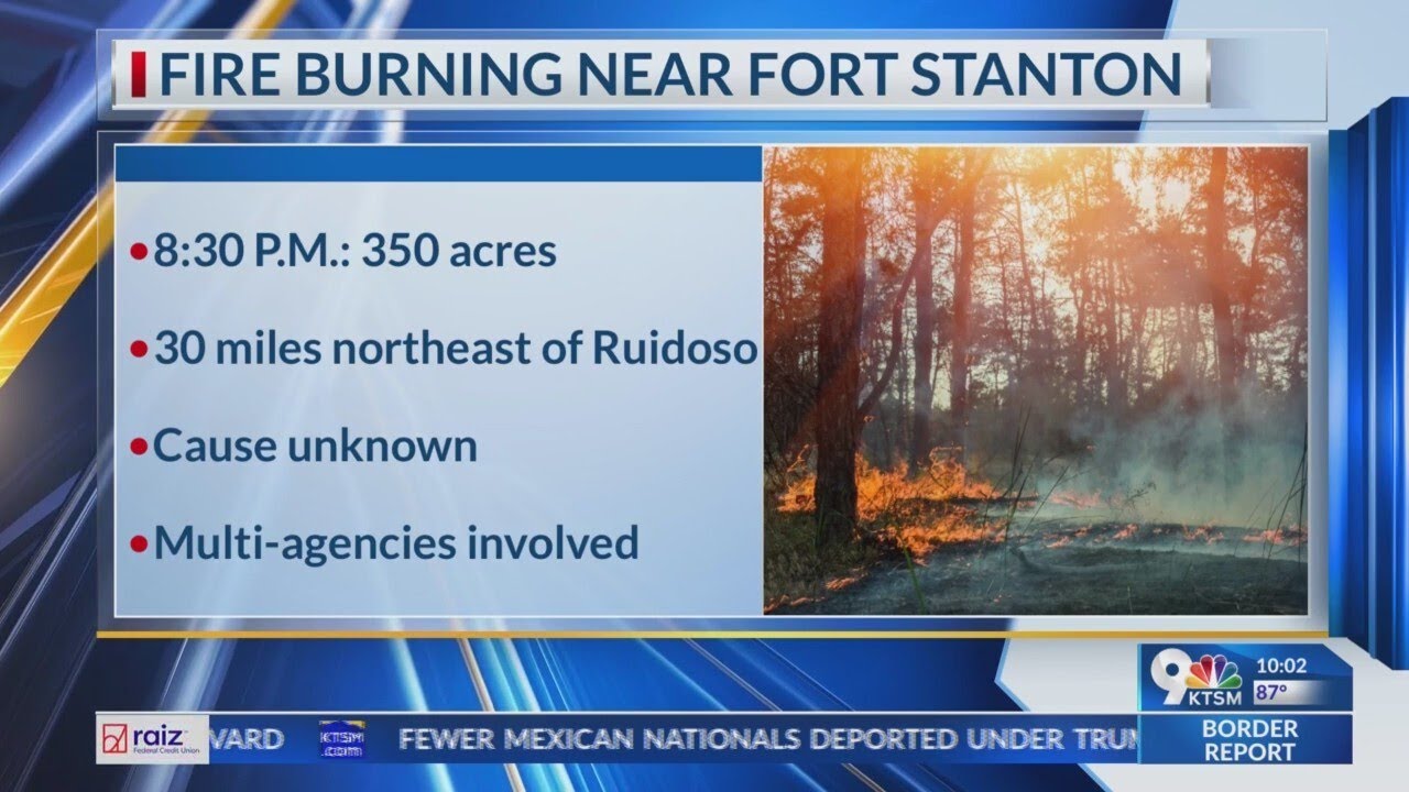 Wildfire at Historic Fort Stanton, New Mexico: Evacuations and Damage