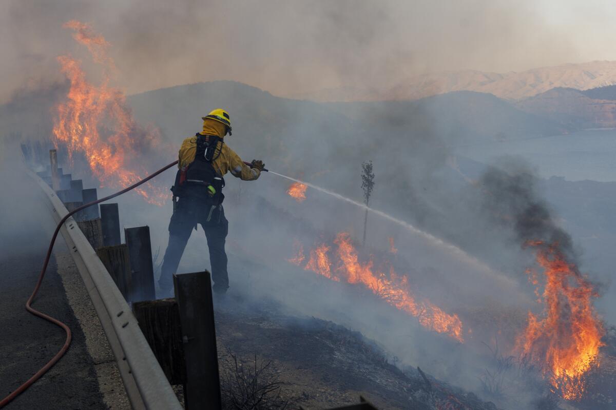 Lake Fire in San Bernardino County Forces Evacuations, Highway 138 Closure
