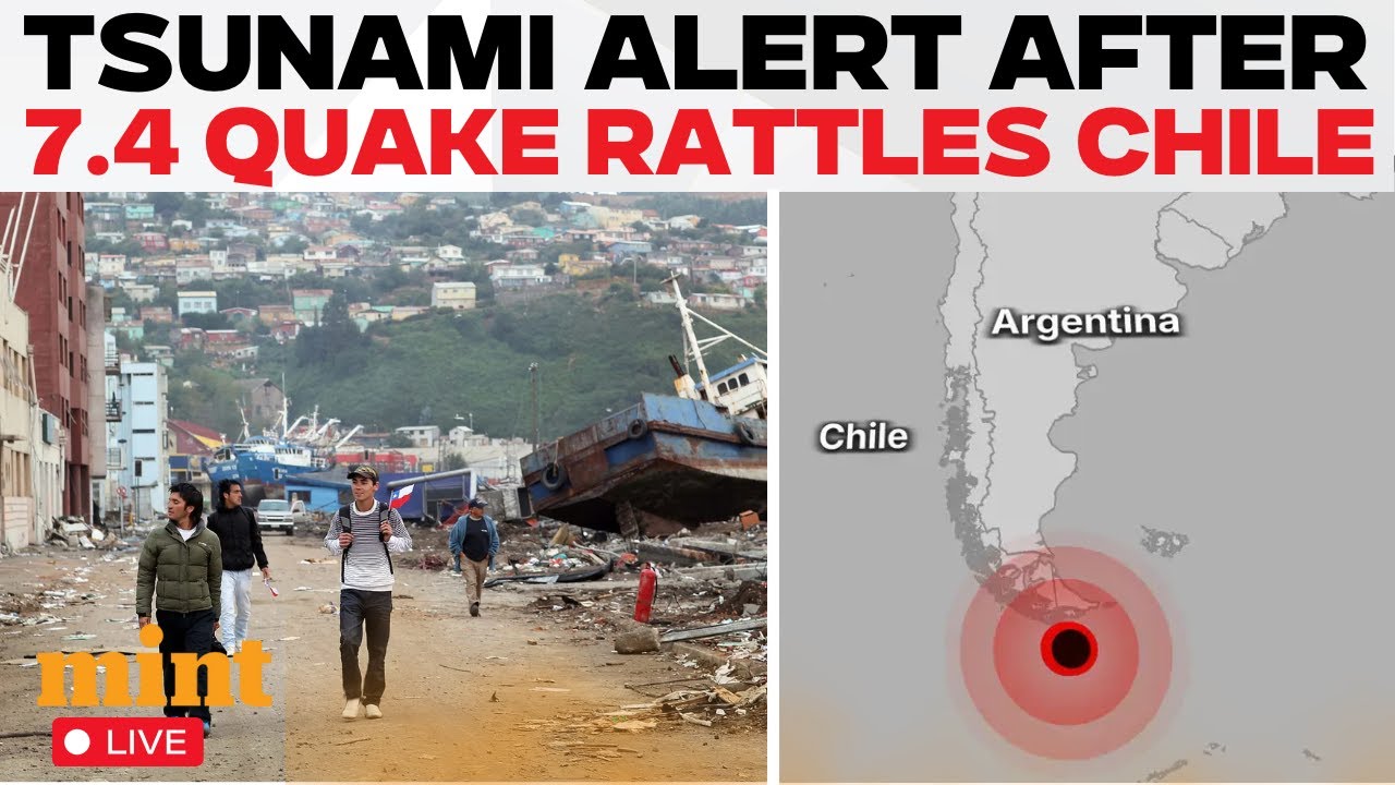 Chile Issues Red Tsunami Alert for Coastal Areas