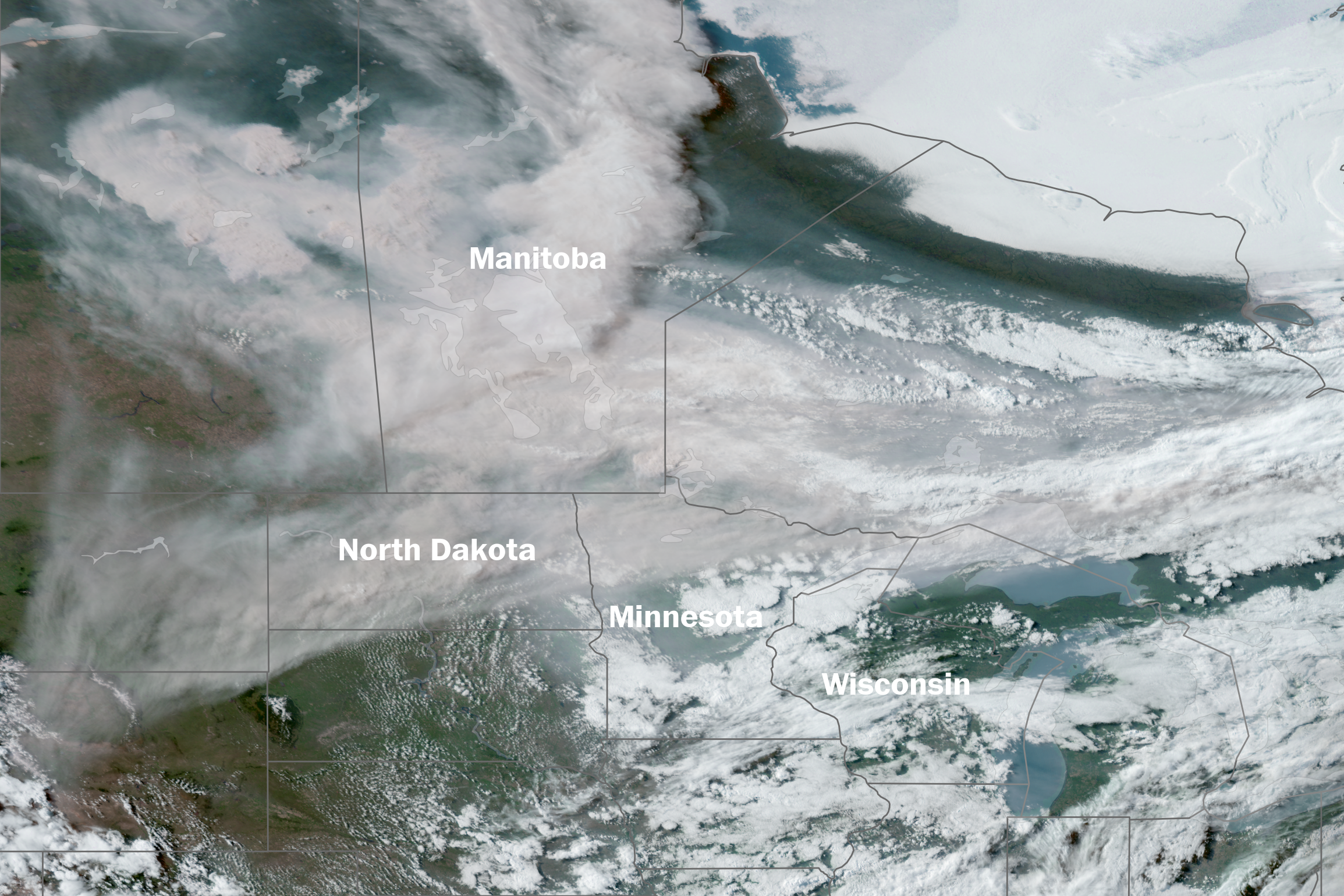 Canadian Wildfire Smoke Blankets U.S.: Air Quality Alert