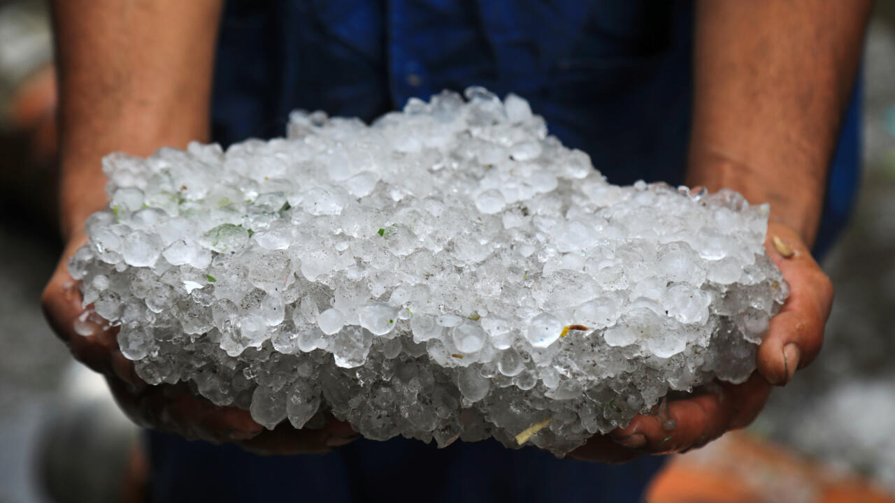 Sudden Hailstorm Hits Alexandria, Egypt: Businesses Battered