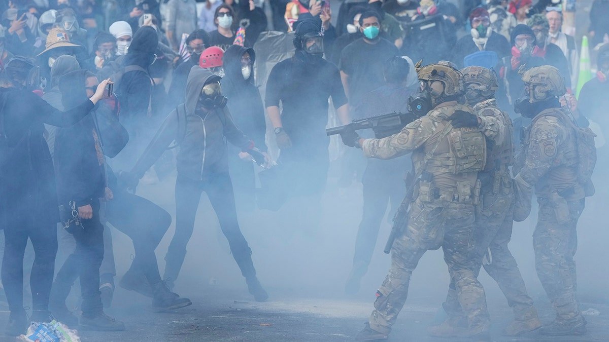 Federal Officers Use Crowd Control Munitions During Protests in Portland