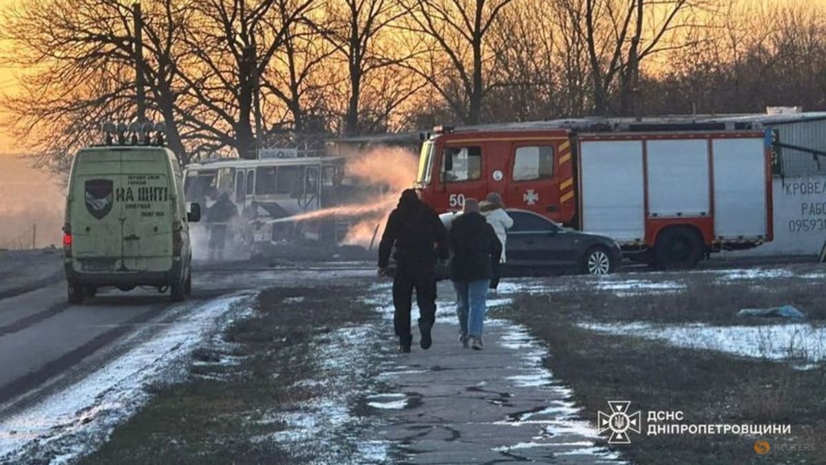 Russian Drone Attack on Mine Worker Bus Kills 12 in Ukraine