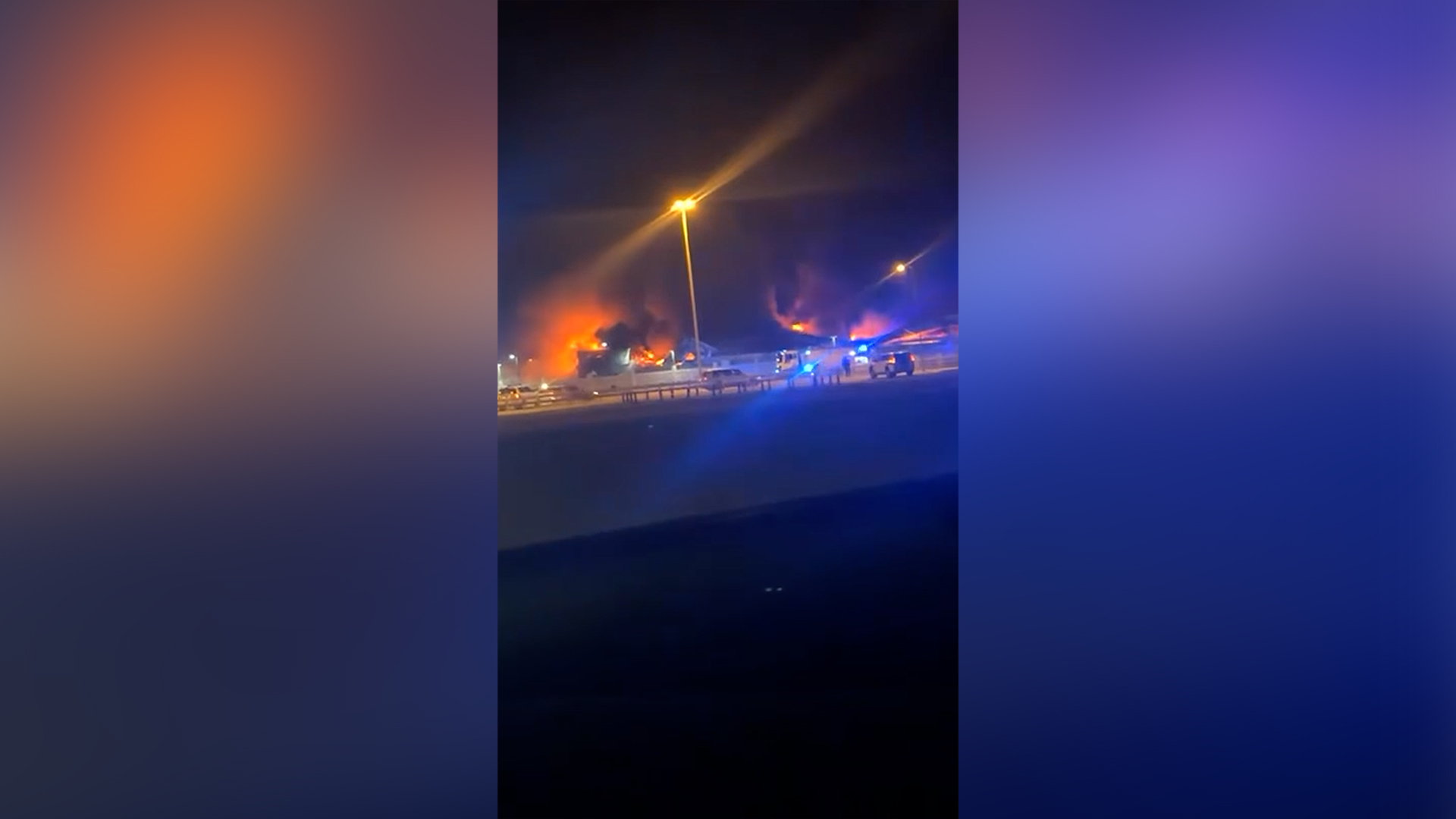 Huge Fire at Bahrain Port Home to US Navy’s Fifth Fleet