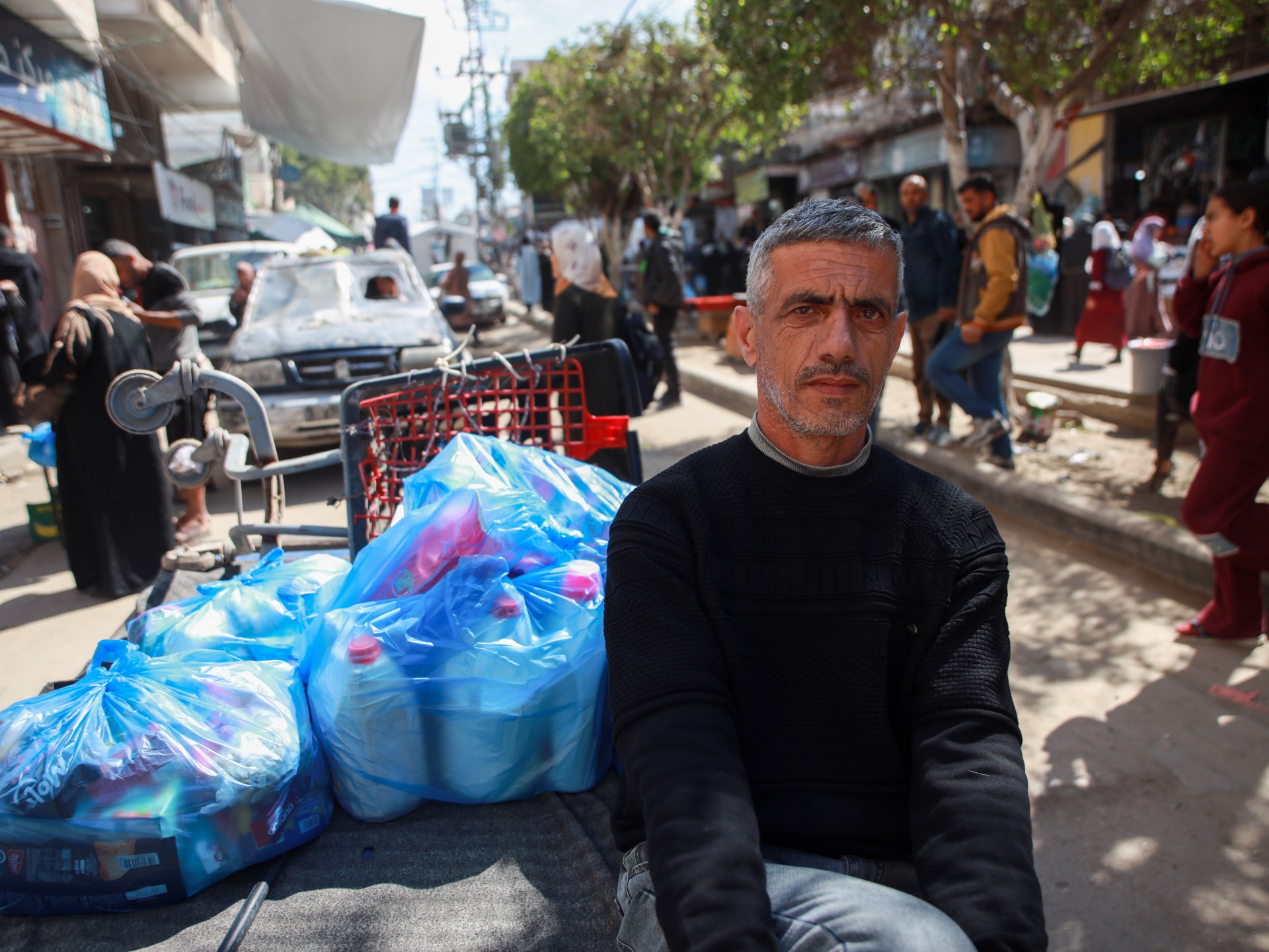 Gaza Residents Rush to Stockpile Amid Iran War Fears
