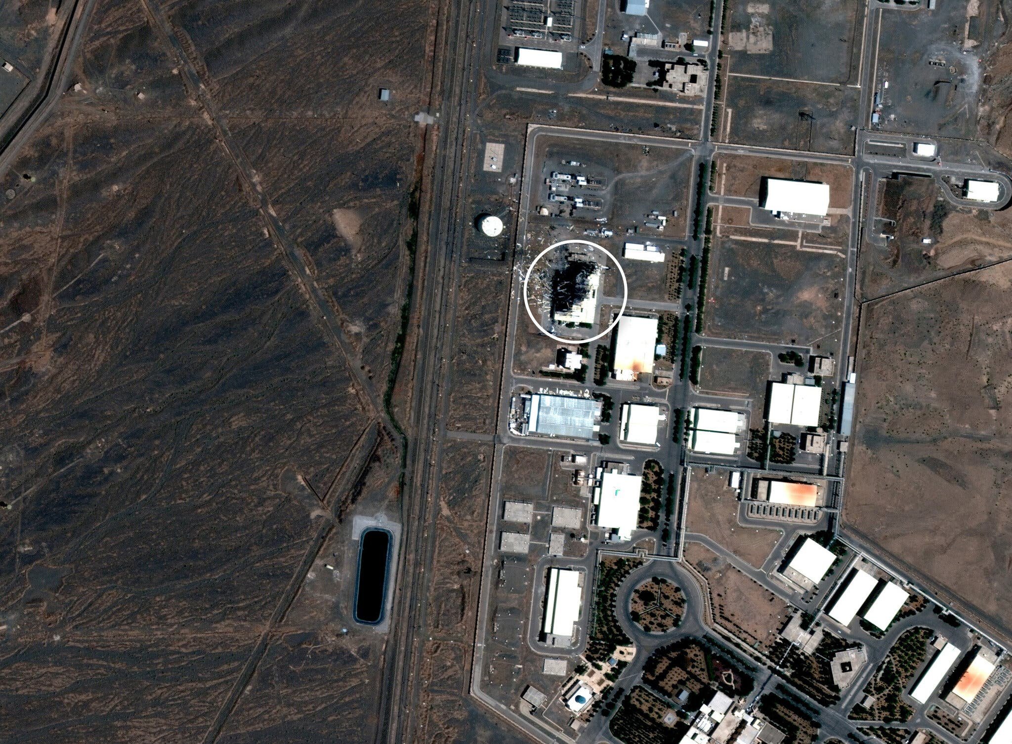 New Damage at Iran's Natanz Nuclear Site Showed by Satellite Imagery