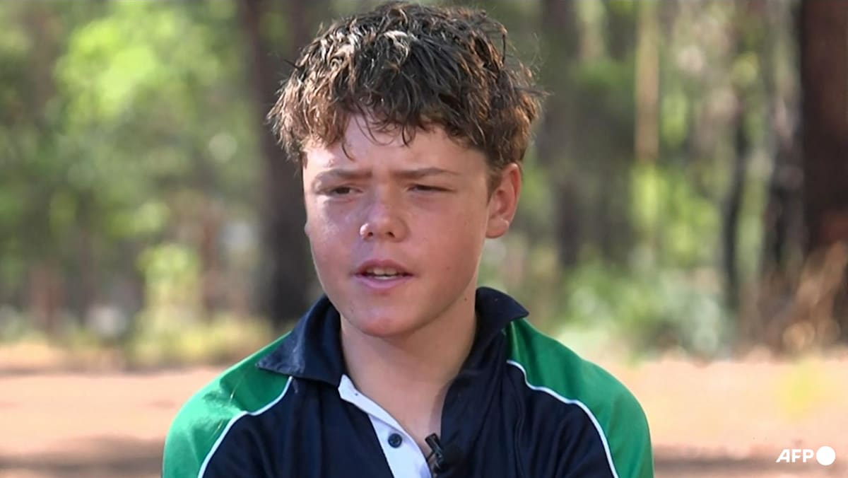 Teen's heroic swim saves family lost at sea off Australia